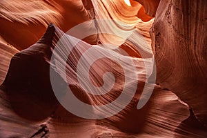 Real images of the lower Antelope canyon in Arizona, USA