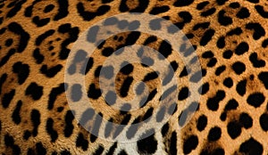 Real Jaguar fur for background and texture.