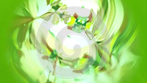 Real kaleidoscope background (no digital effect)_green_06