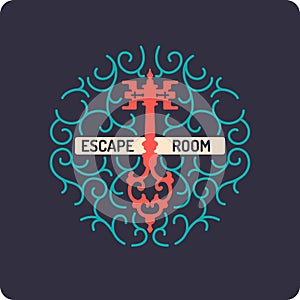 Real-life room escape and quest game poster.