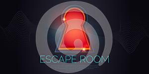 Real-life room escape and quest game poster.