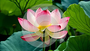 Real lotus flower petals isolated against clean white background