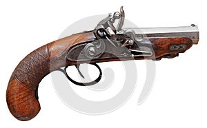 Real old flint handgun