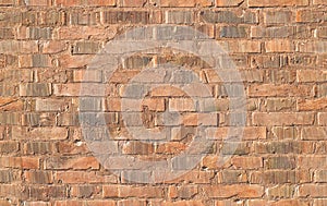 Real perfect seamless bricks wall pattern background.