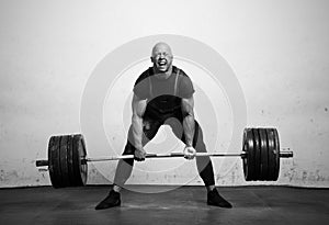 Real powerlifter photo