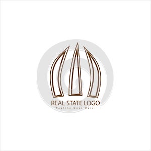 Real State Logo.Mnimal Logo