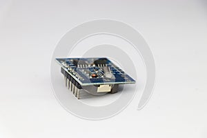 Real time clock module or RTC module used to keep the time even though the power is off by using its inbuilt battery