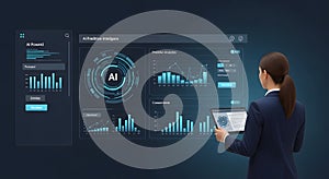 Real-Time Data Monitoring System with Augmented Reality Analytics Overlay