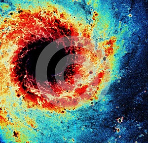 Meterological Universal Hurricane Spiral Nebula Enhanced Universe Image Elements From NASA / ESO | Galaxy Background Wallpaper photo