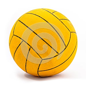 Real and used water polo ball photo