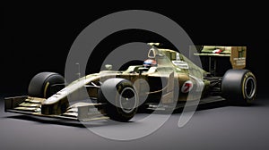 Realistic 3d Max F1 Autosport Car Camouflage Model