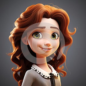 Realistic 3d Model Of Disney Character In Fancy Outfit
