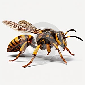 Realistic 3d Renderings Of Large Hornet With Bold Colors