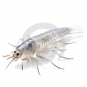 Realistic 3d Silverfish On Transparent Background
