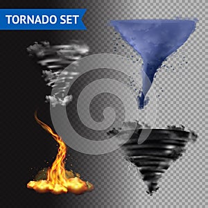 Realistic 3d Tornado Set