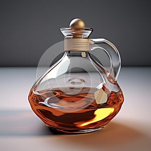 Realistic 3d Whisky Decanter Model With Vray Tracing