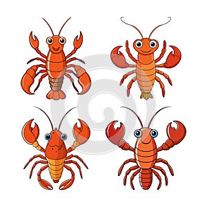 Realistic Aegla Crustacean Colorful Artwork