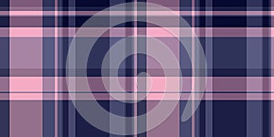 Realistic background textile fabric, father vector texture pattern. Crease seamless check plaid tartan in blue and pastel colors