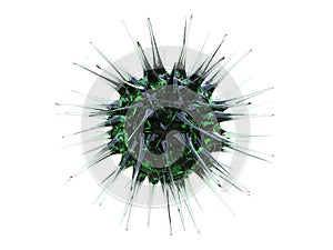 Realistic bacteria illustration