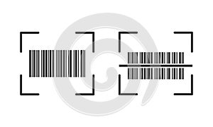 Realistic barcode. Barcode icon. Vector illustration.