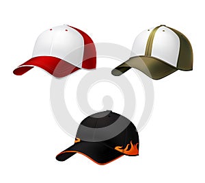 Realistic baseball cap