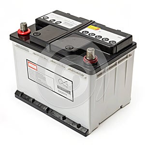Realistic car battery photo