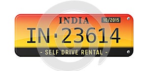 Realistic Car Number