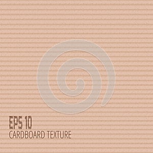 Realistic cardboard texture