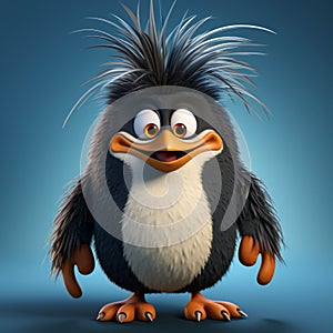 Realistic Cartoon Style Of Rockhopper Penguin Character Erik From Happy Feet