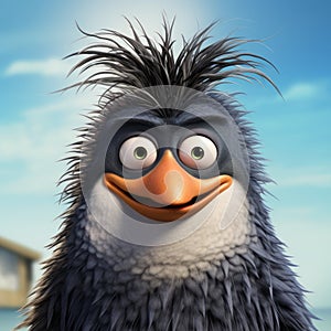 Realistic Cartoon Style Of Rockhopper Penguin Character Erik From Happy Feet
