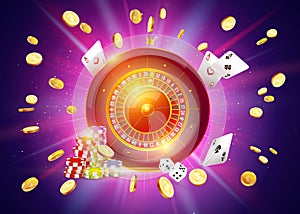 Realistic casino gambling roulette