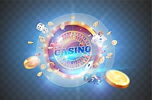 Realistic casino gambling roulette