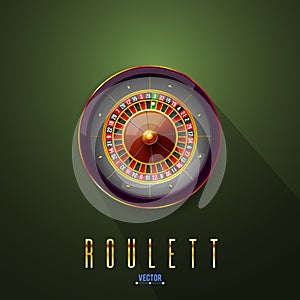 Realistic casino gambling roulette