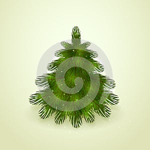 Realistic Christmas tree