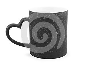 Realistic classic white cup