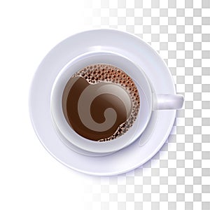 Realistic Coffee Cup