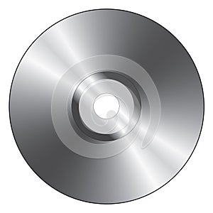 Realistic compact disc photo