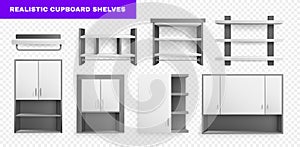 Realistic Cupboards Set