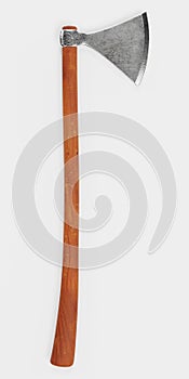 3D Render of Battleaxe