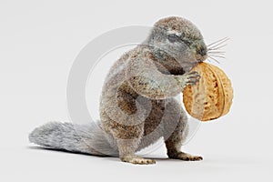 3D Render of Cape Squirrrel