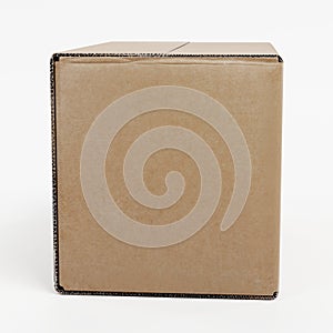 3D Render of Carboard Box