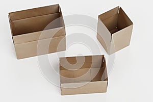 3D Render of Carboard Boxes