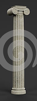 3D Render of Ionic Column