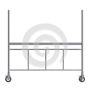 3D Render of Metal Scaffolding