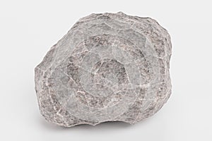 3D Render of Rock Stone