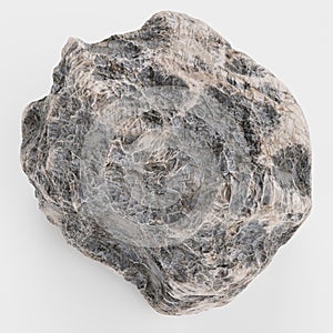 3D Render of Rock Stone