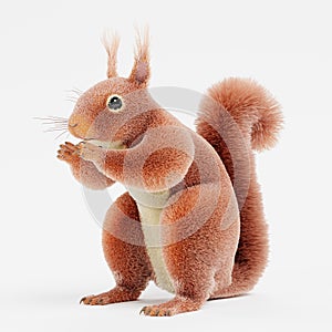 3D Render of Squirrel