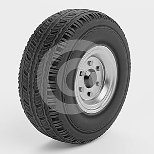 3D Render of Tyre