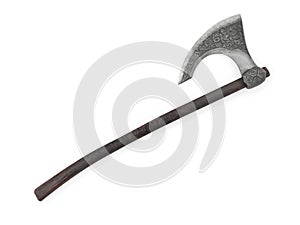 Realistic 3D Render of Viking Axe