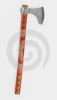3D Render of Viking Axe